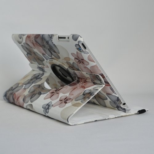 inShang ipad 2 H¨¹lle ipad 3 Cover f¨¹r Apple iPad 2/3/4, Edles PU Leder Tasche H¨¹lle Skins Etui Schutzh¨¹lle St?nder Smart Case f¨¹r Tablet iPad, Super Automatische Einschlaf-/Aufwach funktion, 360 Grad rotierende Schutzh¨¹lle mit Standfunktion + inShang Logo hochwertigen Stylus Eingabestift Stift - 4
