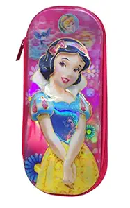 AASA Designer Pencil Boxes for Kids for School and Home Use, School Stationery Item for Girls and Boys, Pink, 25 Grams, Pack of 1