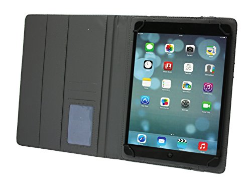 Emartbuy® Alcatel OneTouch Pixi 3 10 Zoll Tablet Universal ( 9 – 10 Zoll ) Dark Blau Premium PU Leder Multi-Angle Exekutive Folio Geldbörse Tasche Hülle Grey Innenraum mit Kartensteckplätze + Blau Eingabestift - 4