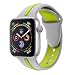 Produktbild Uhrenband Für Apple Watch Series 4 44mm Armband, MuSheng Armband Soft Silikon Ersatz Sport Band, Erhältlich (Grau)