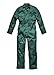 Price comparison product image Dickies Green Coverall Redhawk Stud Economy Mens (XXL)