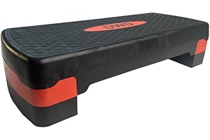 DWD Aerobic Stepper | Step Up Box For Exercise | Workout Step Up Box | Fitness Stepper For Home & Gym,for Cardio, Yoga, Aerobics, Weights | Adjustable 2 Step Level Heights (10cm,15 cm) | Exercise