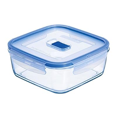Luminarc m283365 - Taper hERMETICO de Verre carré 16 x 16 x 7 cm