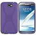 Produktbild mumbi X-TPU Hülle kompatibel mit Samsung Galaxy Note 2 Handy Case Handyhülle, lila