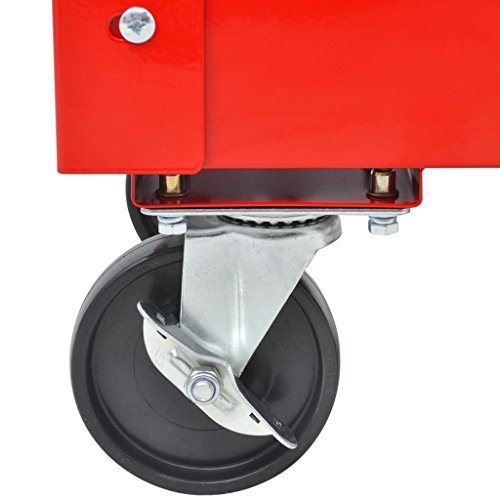 vidaXL Werkstattwagen Werkzeugwagen Montagewagen Rollwagen Werkzeugkiste Stahl - 4