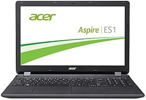 Acer Aspire ES 15 (ES1-571-P8XJ) 39,6 cm (15,6 Zoll Full HD) Notebook (Intel Pentium 3556U, 4GB RAM, 500GB HDD, Intel HD Graphics, DVD, Win 10 Home) schwarz