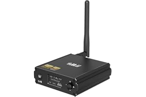 1Mii Hi-Res Bluetooth Receiver for HiFi Home Stereo, LDAC Bluetooth 5.1 Audio Adapter Audiophile DAC aptX HD for AV Receiver/Amplifier, OLED Display EQ Mode