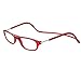 Produktbild Jee Retro Lesebrille herren damen Brille Magnet reading glasses OL02(rot,+2.50)