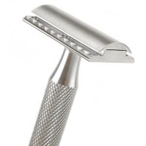 Above The Tie Kronos Aggressive H1 All Stainless Steel Closed Comb Safety Razor - No Blades Included - Image 2