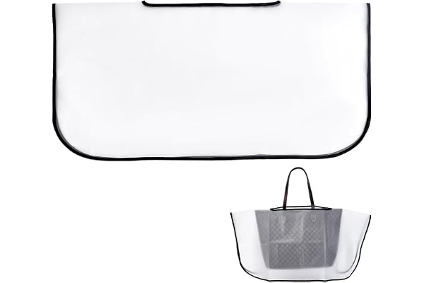 PH PandaHall 1 st EVA-handväska regnskydd vattentät fyrkantig frostad regn slicker dammtät handväska regnrock för väskor lyxiga väskor tygväskor kvinnor, 70,5 x 70 cm