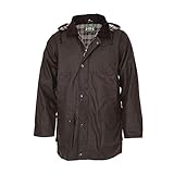 WIND UND WASSERDICHT: Die robuste und langlebige Wachsjacke für den Alltag - 100% gewachste Baumwolle macht die Jacke zu einem Witterungsbeständigen Begleiter in jeder Situation. Egal ob bei der Wanderung, bei dem Hundespaziergang, bei der Jagd oder bei einem Stadtbummel bei Regen, diese Regenjacke hält was sie verspricht.