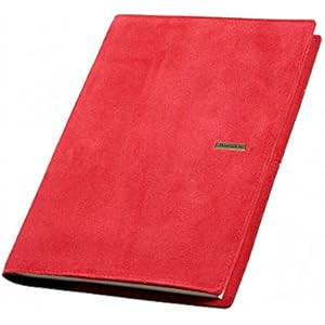 Täglich grün Wildleder Wildleder Agenda 15x21, täglich-wöchentlich 17x24-Handmade in Italy-rot