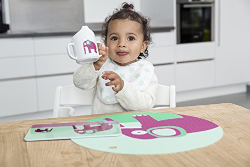 Lässig 1310007717 Trinkbecher mit Griff und Silikonboden, Wildlife Löwe - 2