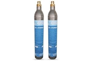 Neues Wasser Group Pack de 2 cylindres/bouteilles de CO2 - Convient pour les systèmes d'eau potable GROHE Blue Home Cartouches de CO2.