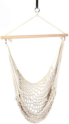 Outdoor leisure hammock - Coarse Cotton Rope Hanging Chairs Bedroom Lifts Swing Child Adult Indoor And Outdoor Rocking Chair --Ultralight convenient hammock