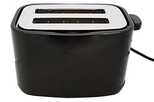Toaster COOK 4 YOU schwarz mit Brötchenaufsatz 700 W 2 Schei - 2