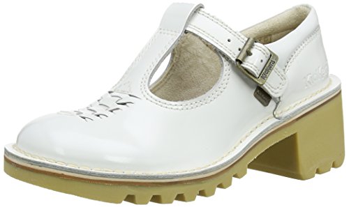 Kickers Women's Kopey T Weave Hr Af Mary Jane Shoes - White (White), 3 UK (36 EU)