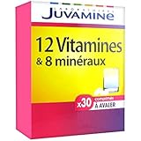 juvamine 12 Vitamines y 8 minerales 30 comprimés