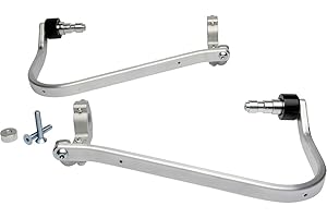 Barkbusters Paramani montati a due punti, argento, taglia unica