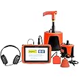 PQWT L7000 Advanced Leak Detector - Underground Pipe Monitor with 4 Sensors, Detects Water Leaks Up to 5m Depth