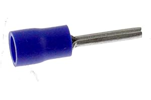 25 stycken SeKi stiftkabelskor blå 1,5–2,5 mm² isolerad stiftkabelsko
