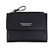 Produktbild Rovinci Frauen Leder (PU) Brieftasche Kupplung Geldbörse Lady Short Handtasche Tasche (Schwarz)