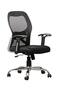 KS Trader Medium Back Office Chair in Black (Matrix LBChair)