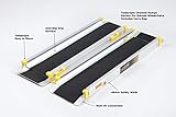 The Ramp People TRP207 Telescopic Channel Ramps 6ft with Black Grip Surface and Carry Bag