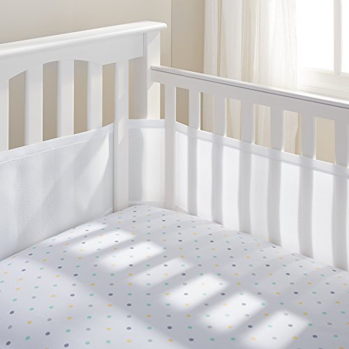 BreathableBaby 4 Sided Cot Mesh Liner (White)