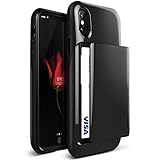 iPhone X Hülle, VRS Design® Schutzhülle [Schwarz]...