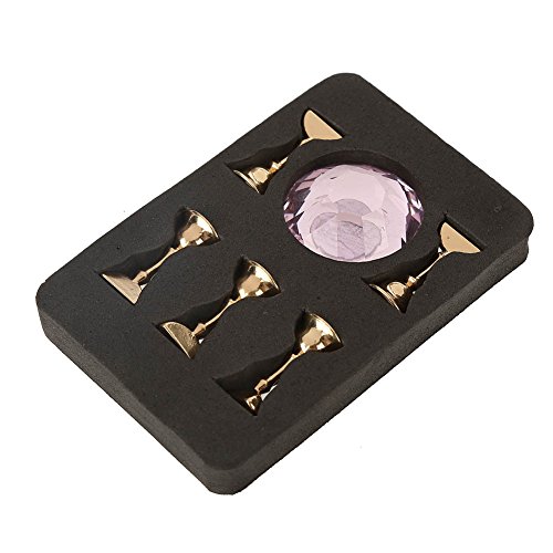Nail Art Tips Holder Practice Display Stand 3D Magnetic Stuck Crystal Nail Art Holder,Chessboard Nail Art Display Tools Set for Art Salon DIY and Practice Manicure