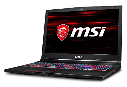 MSI GE63 Raider RGB 8RE-064UK 15 6-Inch Gaming Laptop -  Black   Intel i7 8750H  16 GB RAM  1 TB HDD Plus 256 GB SSD  NVIDIA GeForce GTX 1060 Graphics