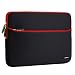Produktbild Laptophülle | Evecase Universal 15.6 Zoll Neopren Laptop Schutzhülle mit vorderseitigem Zubehörfach für Laptops Notebook Ultrabook Macbook - Schwarz / Rot