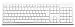 Produktbild V7 KU100GRWHT Standard Tastatur (Deutsch, DE, German, USB, Media-Hot-Keys) weiß