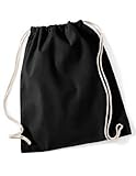 Seil Tunnelzug Schließung. Westford Mill 110 Gym Sac Tasche, schwarz, Einheitsgröße