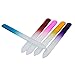 eBoot Crystal Glass Nail Files, 5-Piece