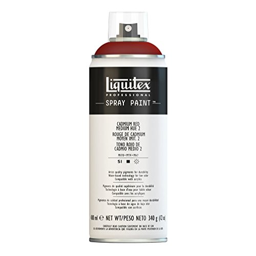 Liquitex Professional - Acrílico en spray, 400ml, rojo de cadmio medio (imit.) 2