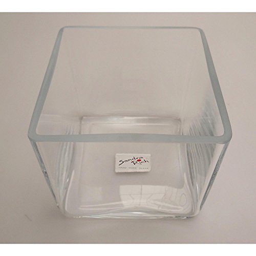 Glasvase, Glaswürfel, Dekoglas CUBE 16x16cm quadratisch eckig Sandra Rich - 2
