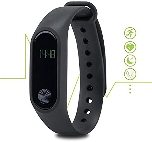 Piqancy Smart Band M2 Wrist Watch Call Reminder Bracelet with Heart Rate Fitness Tracker, Sleep Monitor Alarm, Clok