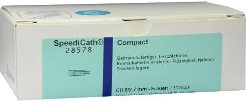 Speed Icath Compact Einmalkath Catheter CH 8 of 30