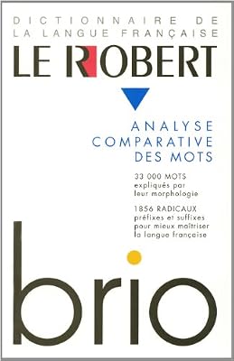 Le Robert Brio : Analyse comparative des mots