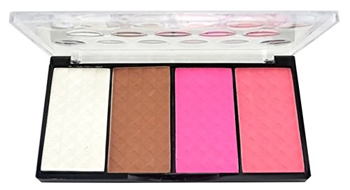 CHIC*MALL Four Color Pressed Powder Highlight And Contour Powder Shading Make-up Cosmetic