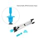 Anself Adjustable Wig Tripod Stand Hairdressing Training Tripod Wig Head Holder with Carry Bag