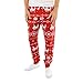 Produktbild Geili Herren Damen Weihnachten Hosen Festlich Christmas Xmas Gedruckt Jogginghose Freizeithose Sweatpants Regular Fit Skinny Sporthose mit Kordelzug