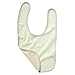 New Bella Canvas Baby Cotton Rib Reversible Bib Pale Green/ Pale Yellow One Size