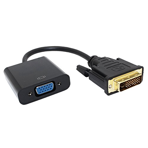 DVI auf VGA Adapter, SNANSHI DVI D auf VGA DVI 24 + 1 DVI-D Stecker auf VGA Buchse Kabeladapter Konverter für Display Card PC - 6