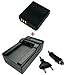 Produktbild ANGEBOT IM SET: Hochleistungs Kamera Li-Ion Akku + Akku Ladegerät mit Kfz Adapter für Avant S10 S-10 Aldi Traveler DC-XZ6 DC-8300 DC-8600 DC-XZ-6 DC8300 DC8600 Premier DS8330 DS-8330 BATS8