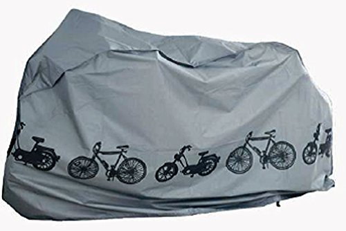 Fahrradabdeckung Wasserdicht und dehnbar,all-around24 Fahrradgarage Gewebeplane Schutzhülle-Wasserdichte Schutzhülle Fahrradschutzhülle für Fahrräder