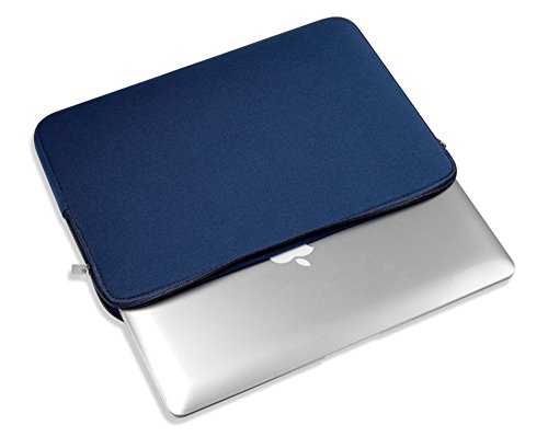 17 Zoll Basics Schutzh  lle Handtasche Schulter Tasche Notebooktasche Laptop Sleeve Laptop H  lle f  r Tablets Blau