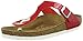 Produktbild BIRKENSTOCK Classic Gizeh Birko-Flor Damen Zehentrenner, Rot (Tango Red Lack), 39 EU